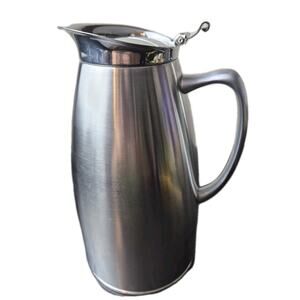 Vintage Hormel Corp Flip Lid Stainless Steel Insulated Coffee Server 3 Cups